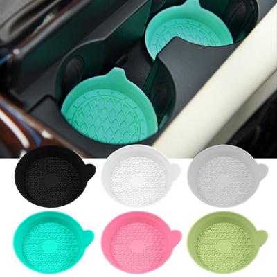 7CM Car Cup Holder Coaster Antiscivolo Silicone Resistente al Calore Universale SUV Camion Auto Center Console Portabevande Pad Mat Accessori Interni Auto