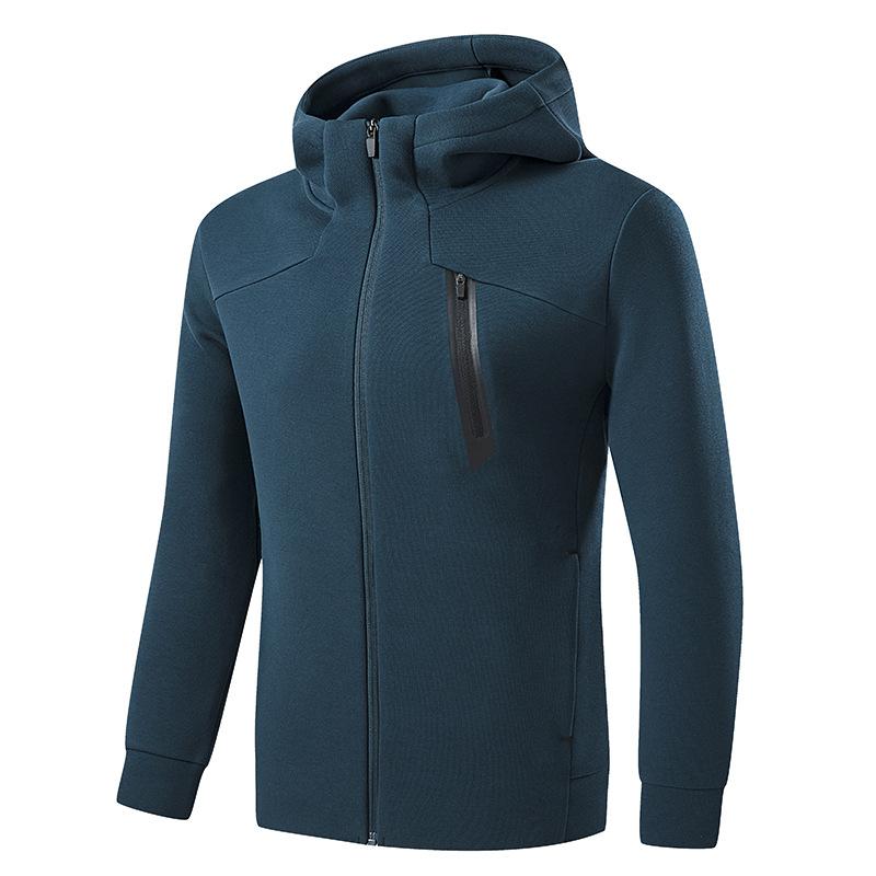 

Мужской повседневный кардиган с капюшоном, теплый, удобный, дышащий и ветрозащитный L