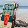 Cartoon Fruit Juice Mojito Aperol Spritz Beach Towel Colorful Bath Towels for Girl Custom Sand Free Beach Yoga Spa Gym Pool