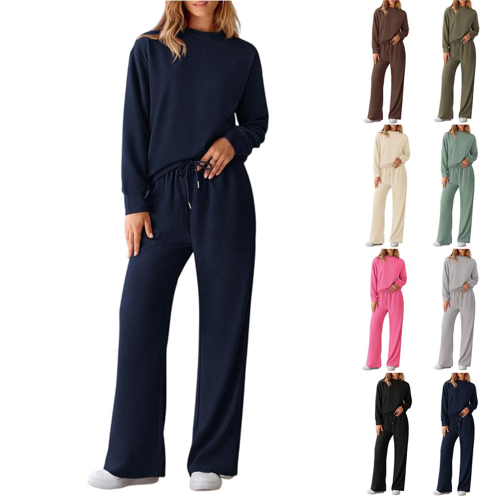 Two Piece Sets For Women Casual Loose Long Sleeve Shirts And High Waisted Drawstring Shorts Tracksuit Fall Outfits