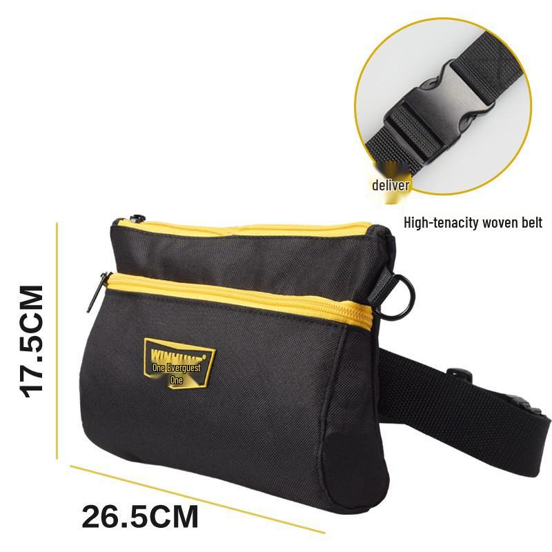 Langlebiger Elektriker Werkzeuggürtel: Multifunktionale Canvas-Hüfttasche für tragbare Aufbewahrung
