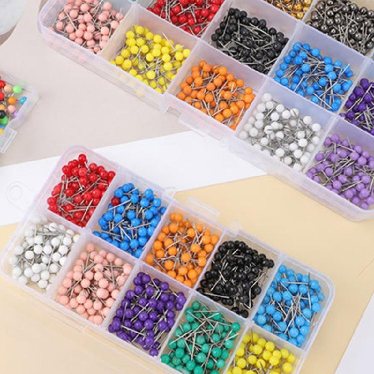 200/500/900 Stück 4 mm Rundkopf Nähnadeln Mehrfarbig Quilting Positionierungsnadeln Für Näharbeiten Stoff Nähprojekt