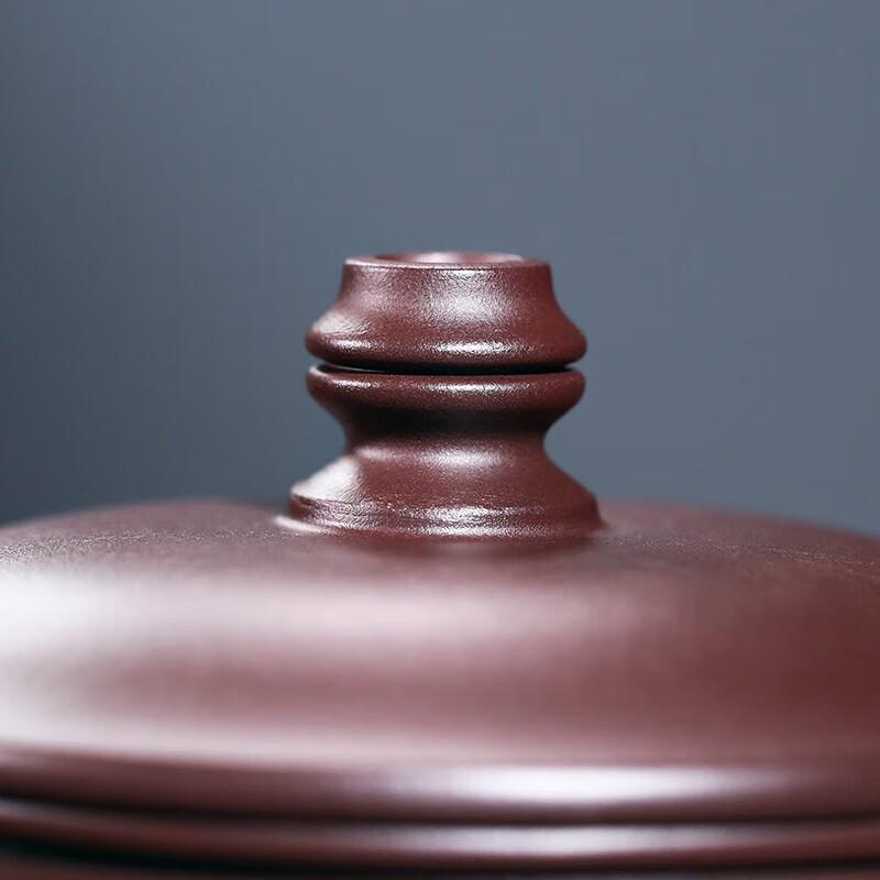 Shi Wenjun Gold-Jade Inlay Zisha Tea Cup