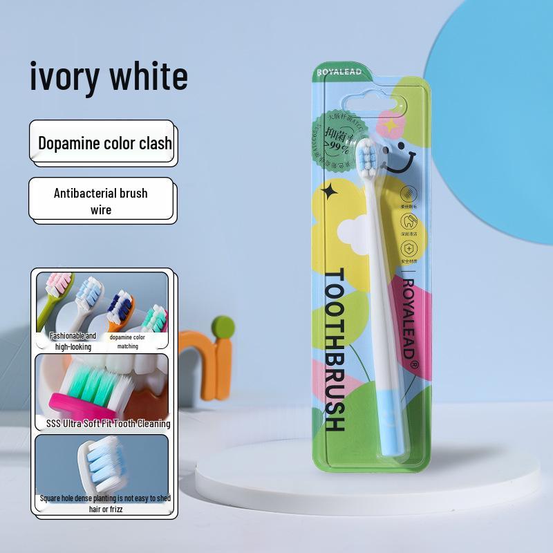 Yin Yan Forest Soft Bristle Cat Paw Toothbrush for Women - Gum Protection & No Dead Angle Cleaning Family Pack.