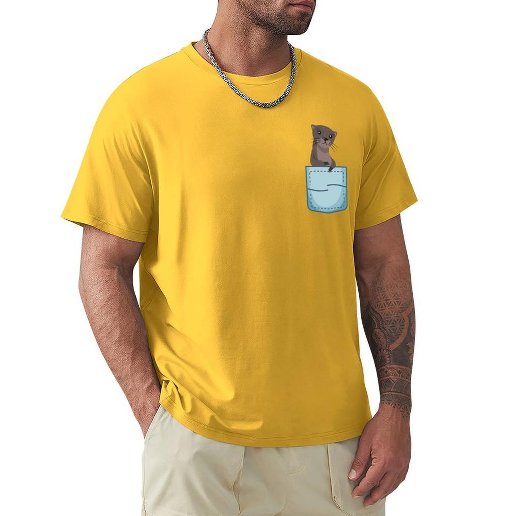 Funny Vintage Ferret Lovers Gift T-Shirt Street Wear Vintage Graphic Tee Outfits For Men