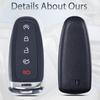 Key Fob Shell Case Replacement Fits For Ford Edge Explorer Focus Taurus Flex Expedition Lincoln MKS MKT MKX Navigator 2011 2012 2013 2014-2017