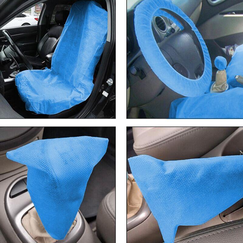 Universal Car Seat Cover Disposable Non-Woven Fabric Maintenance Cleaning Beauty Repair Anti Fouling Car Interior Protect Cover