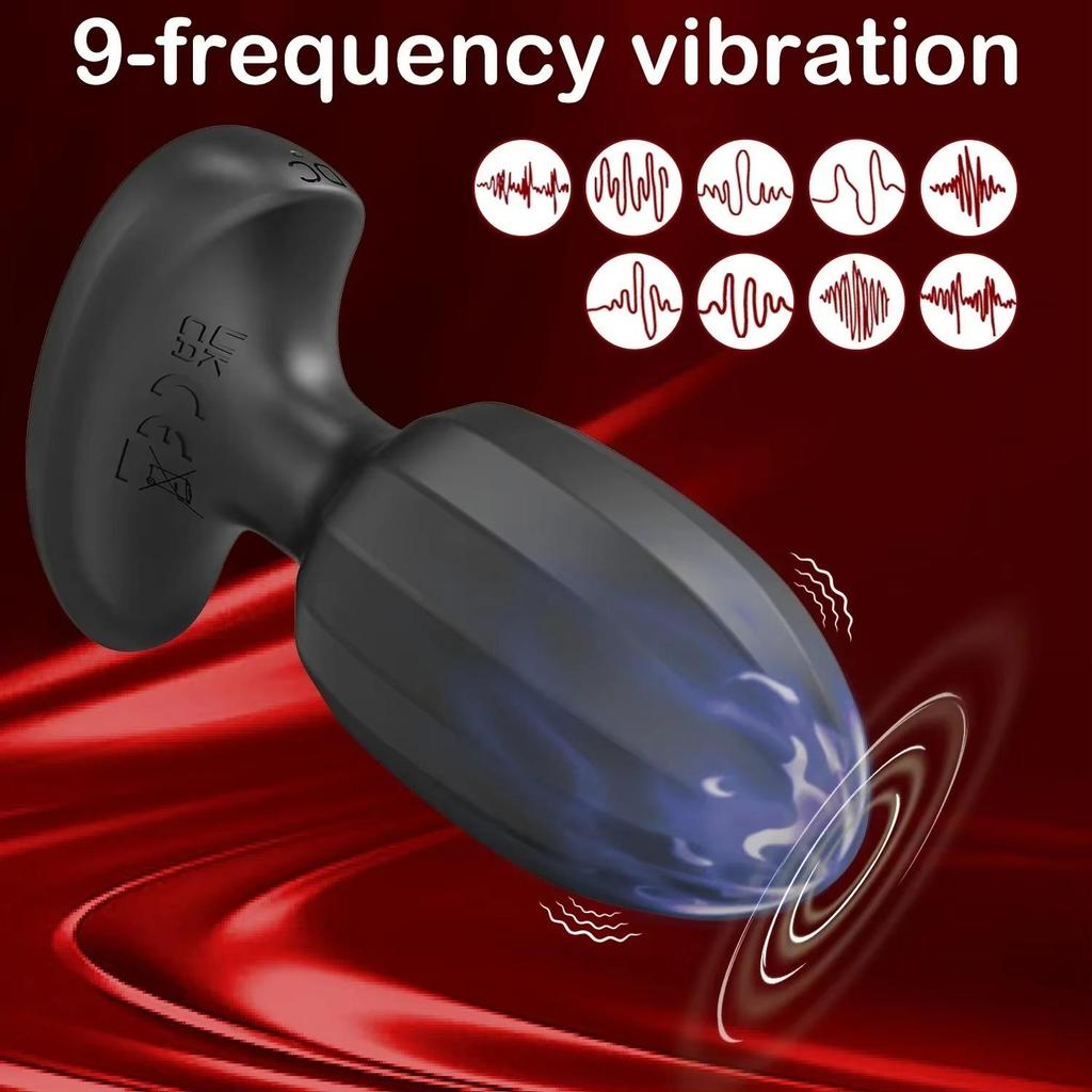 Vibrerende Butt Plug, Anal Plug Voksen Sexleketøy For Kvinner, Anal Vibrator Stimulator Anal Leker For Kvinner Menn Voksen Nybegynnere Glede