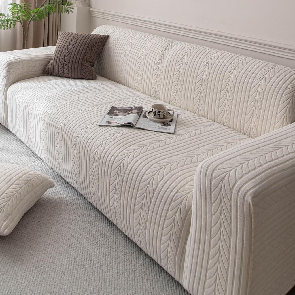 New Lazy Person's Blessing Fleece Full Cover Sofa Cover Elastic Thickened Dust Proof All Season Universal Dust Cover