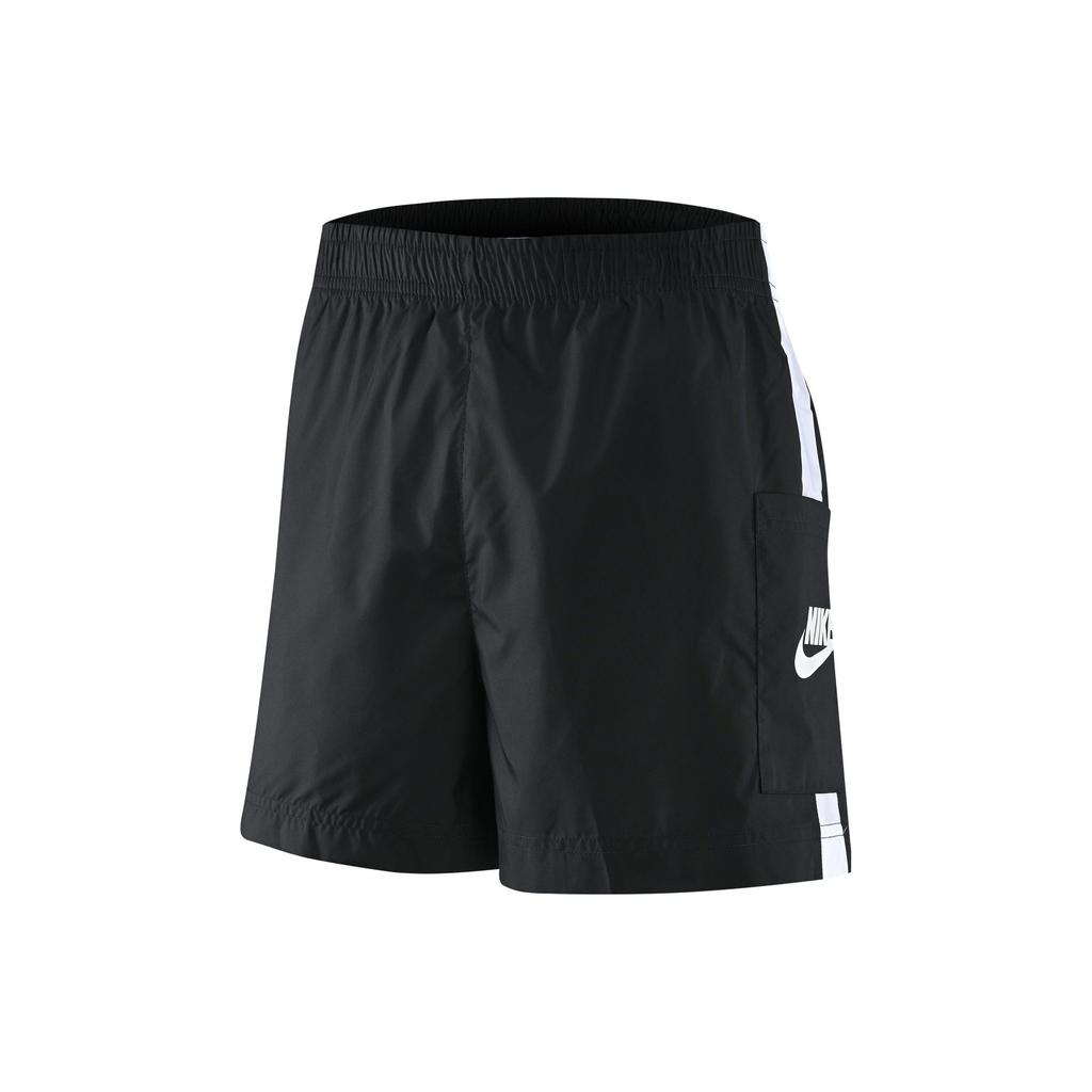 Nike Women'ss Logo Print Woven Shorts Black DQ3355-010