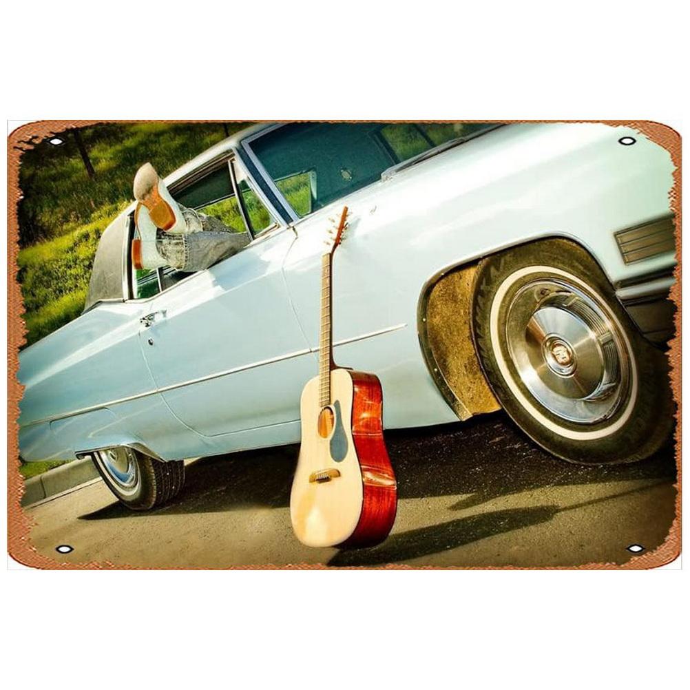 Metal Tin Signs Plaque Old Classic Cars Wall Decoration Vintage Art Posters Iron Painting for Man Cave Home Cafe Garage Club Bar