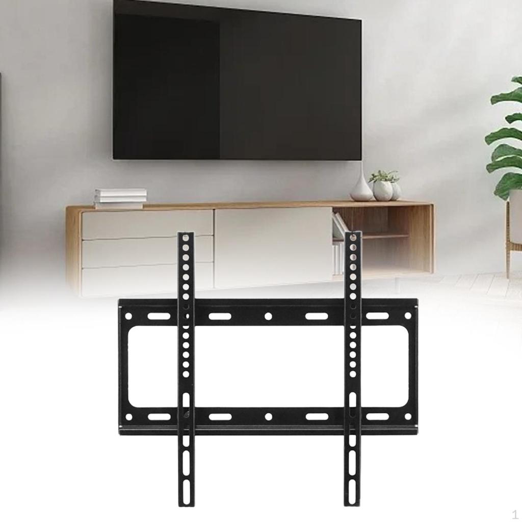 Fixed TV Wall Mount Low Profile Portable Space Saving Accessory, Bracket for Dinning Room