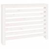822597 vidaXL Radiator Cover White 108.5x19x84 Cm Solid Pine Wood