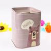 Cartoon Tin Pen Holder & Piggy Bank for Kids