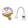LED Rotating Magic Ball Light Bulb E27, Multi-Color Stage & KTV Light with Laser Flashing Effects.