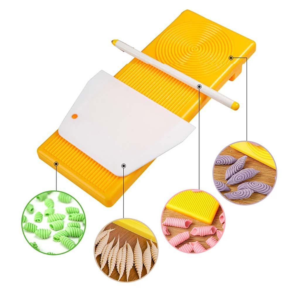 Mould Panel Pasta Maker Noodle Machine Pasta Board Kitchen Gadgets Rolling Pin Macaroni Making Tool