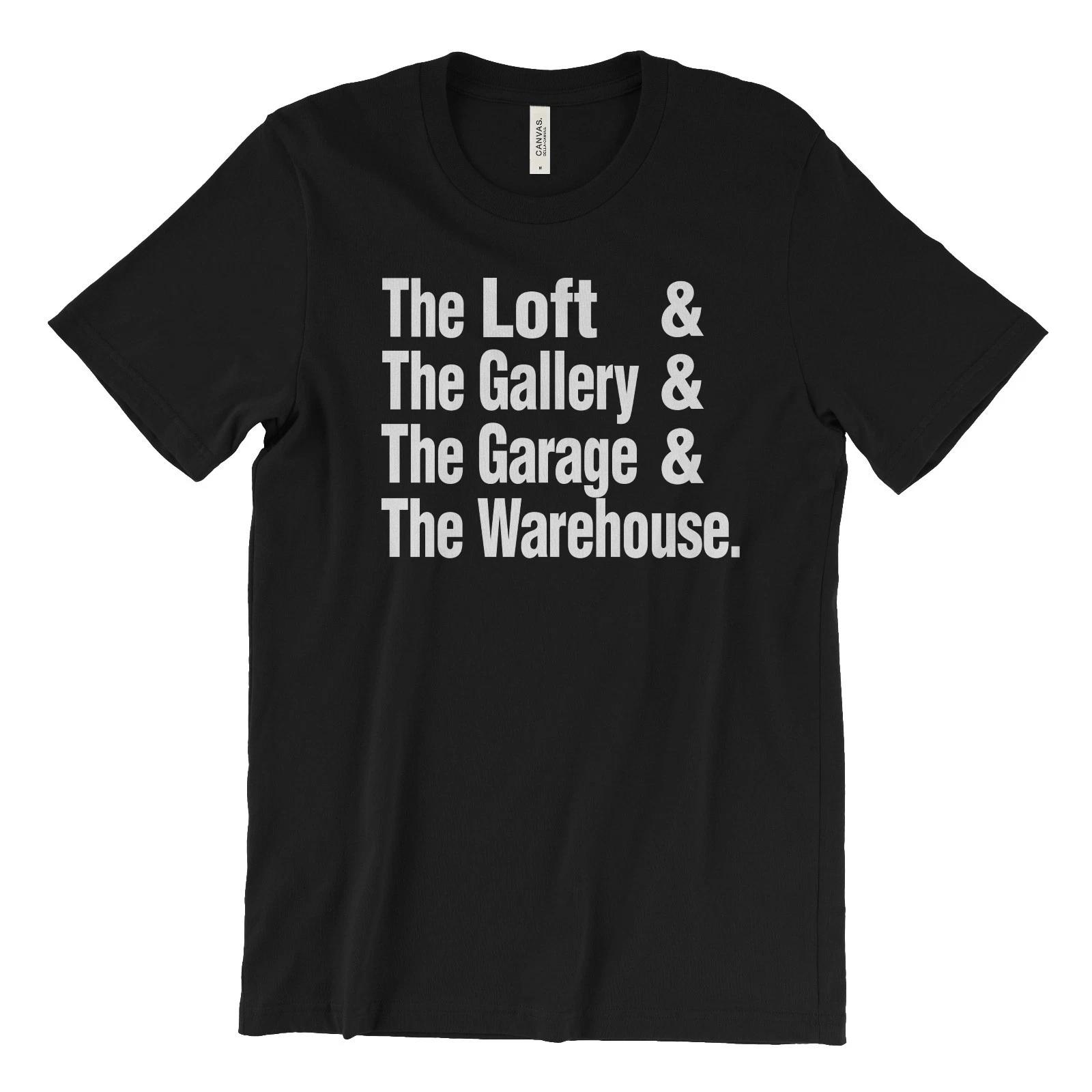 The Loft & Gallery & Paradise Garage & Warehouse nightclub T-shirt Larry Levan S
