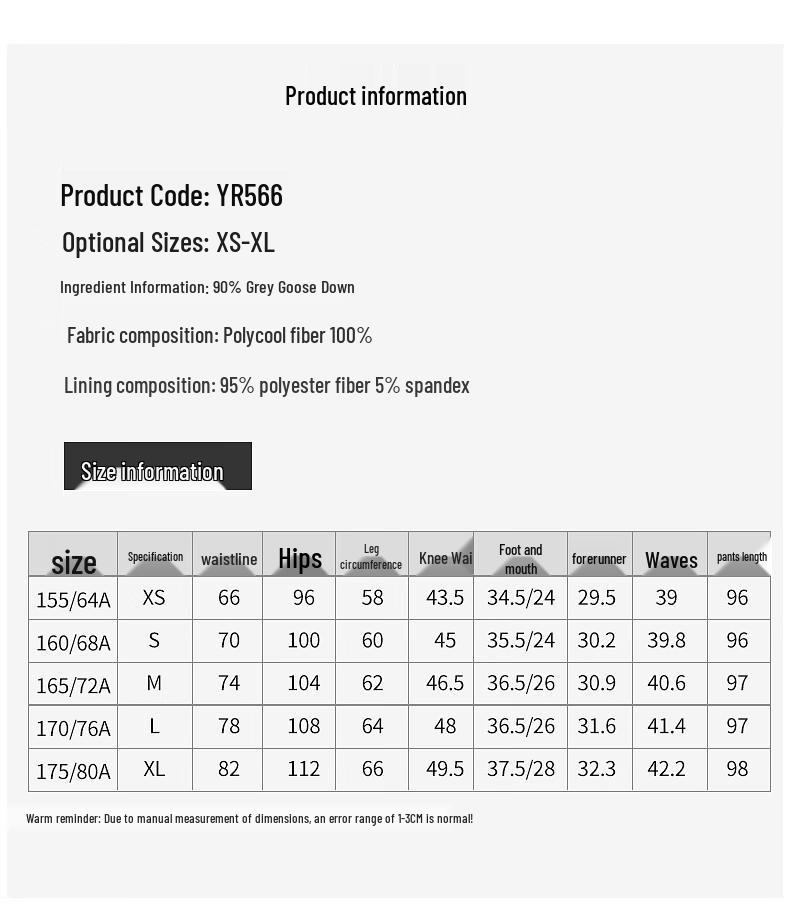 Yalu Women's High-Waist Straight-Leg Down Pants