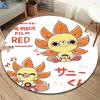One Piece Logo Round Area Rug Carpet Rug For Living Room Bedroom Sofa Playroom Decor Nonslip Floor Mat