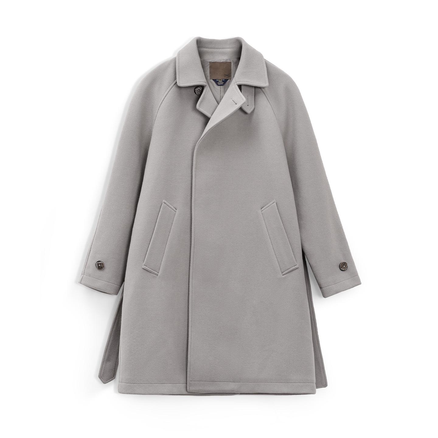 

Чоловічий баламакан-тренч Maden, оверсайз, німецько-сірий, середньої довжини XL сірий колір/білий