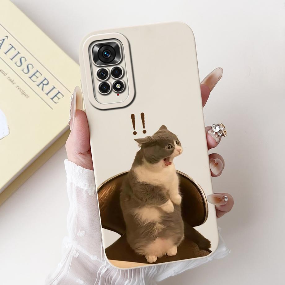 For Xiaomi Redmi Note 11 11S 4g 5g Phone Case For Redmi Note 11 Pro Pro+ Note11T 5G Back Cover Soft Funda Lovely Cartoon Animal
