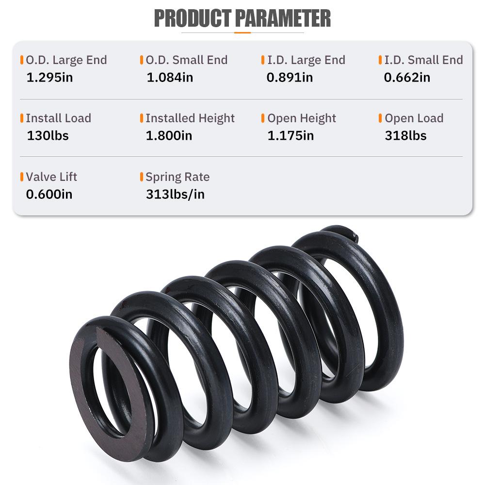PAC-1218 Beehive Valve Springs, 600" Lift, Compatible with All LS Engines