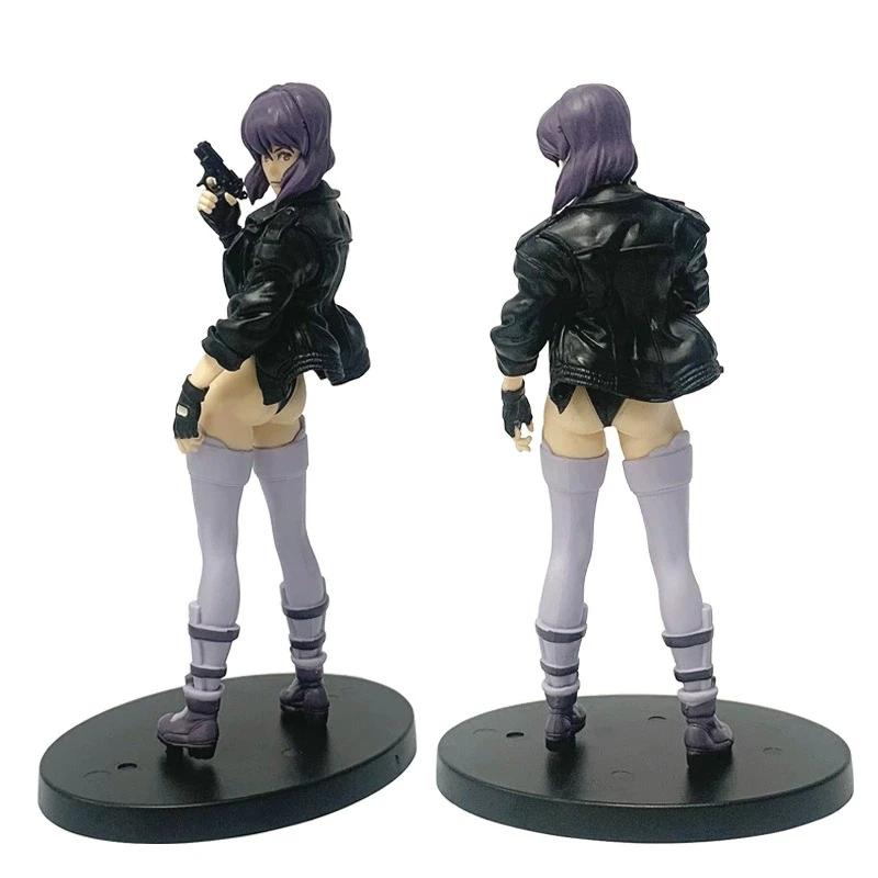 18cm Anime Ghost In The Shell Actionfigur Captain Motoko Kusanagi Schreibtischornament Modellpuppe Handgefertigt