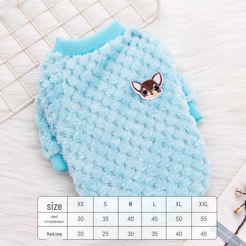 Clearance: Autumn & Winter Lamb Wool Hoodie for Small Dogs & Cats – Plush, Warm, and Cozy