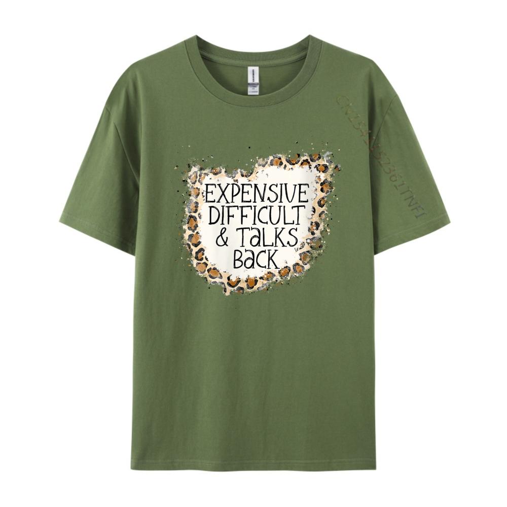 Expensive Difficult And Talks Back Harajuku T Shirt Man Cool Streetwear Natural Man Clothes Plus Size