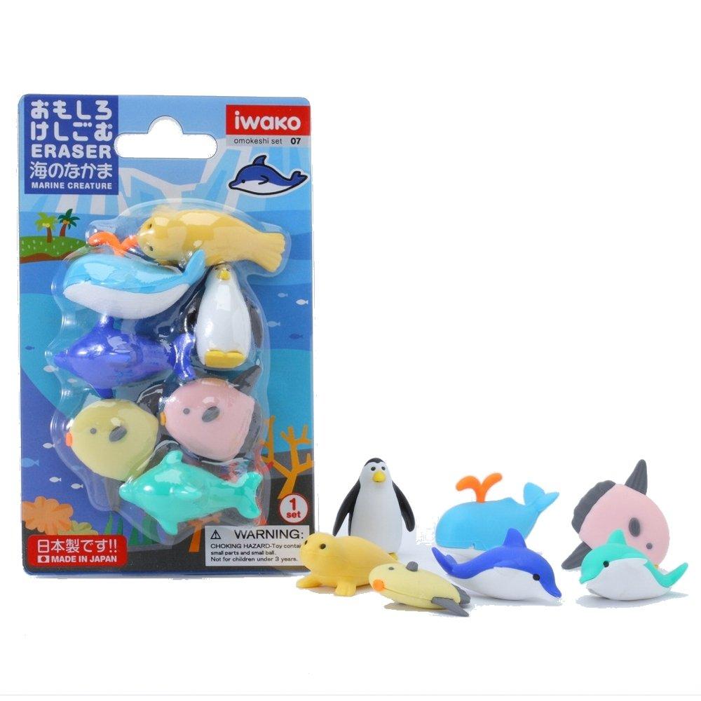 

Ластик Iwako Sea Friends 10 шт. блистерная упаковка SCERBRI010