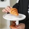 Ceramic Cake Stand with Foot for Displaying Desserts And Snacks