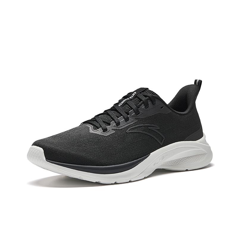Anta Comfortable Versatile Trendy Fashion Durable Non-Slip Low-Top Casual Running Shoes Men sneaker Black White 112525540-5