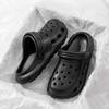 Women's Thick-Soled Non-Slip Clog Slippers - Closed-Toe Summer Outdoor Footwear