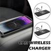 Type-C Car Wireless Charger 15W Intelligent Automatic Sensing Non-Slip Rubber Fast Charging Pad For Huawei Apple F8Y0