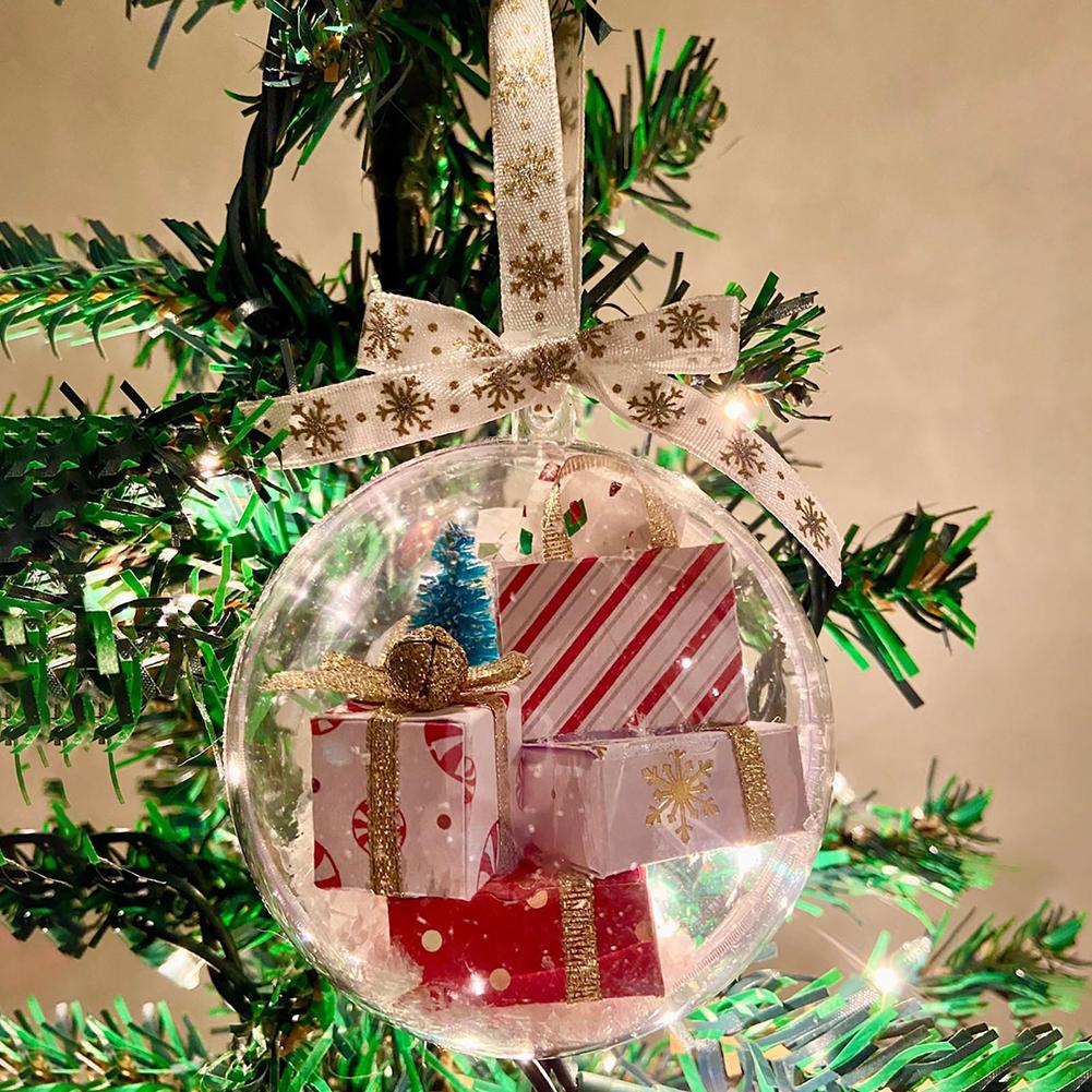 Christmas Tree Ornament Universal Festival Ball Exquisite Fashionable Pendant Transparent Popular Hanging Decroation For Home