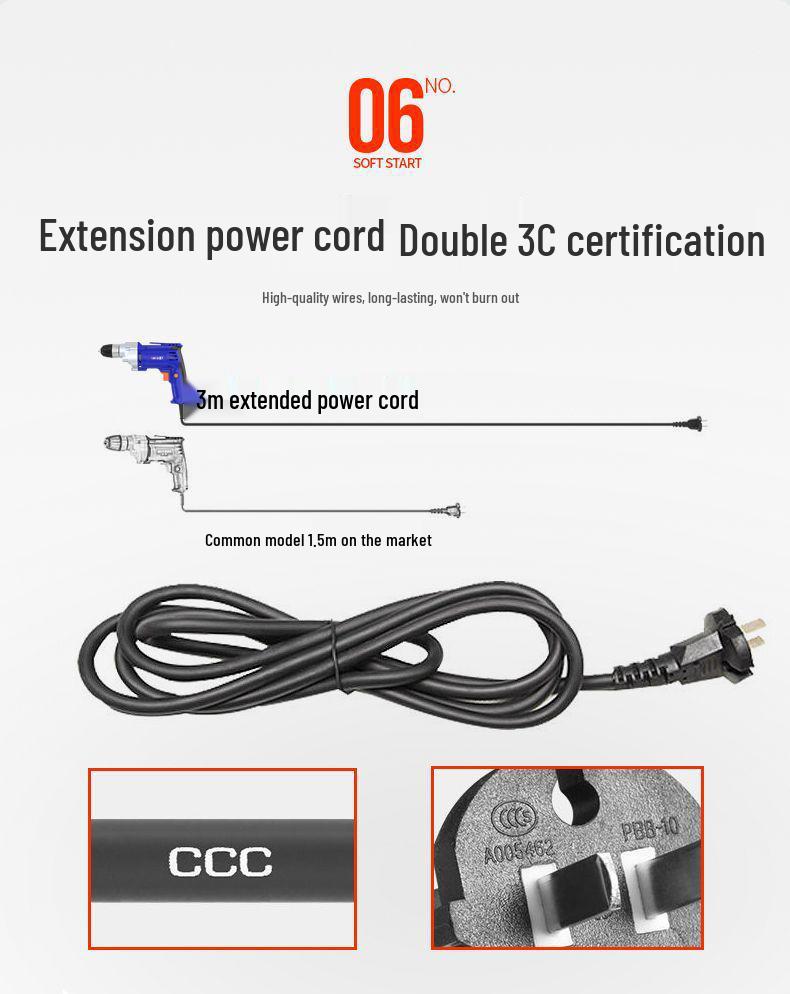 220V Household Electric Drill & Screwdriver Set
