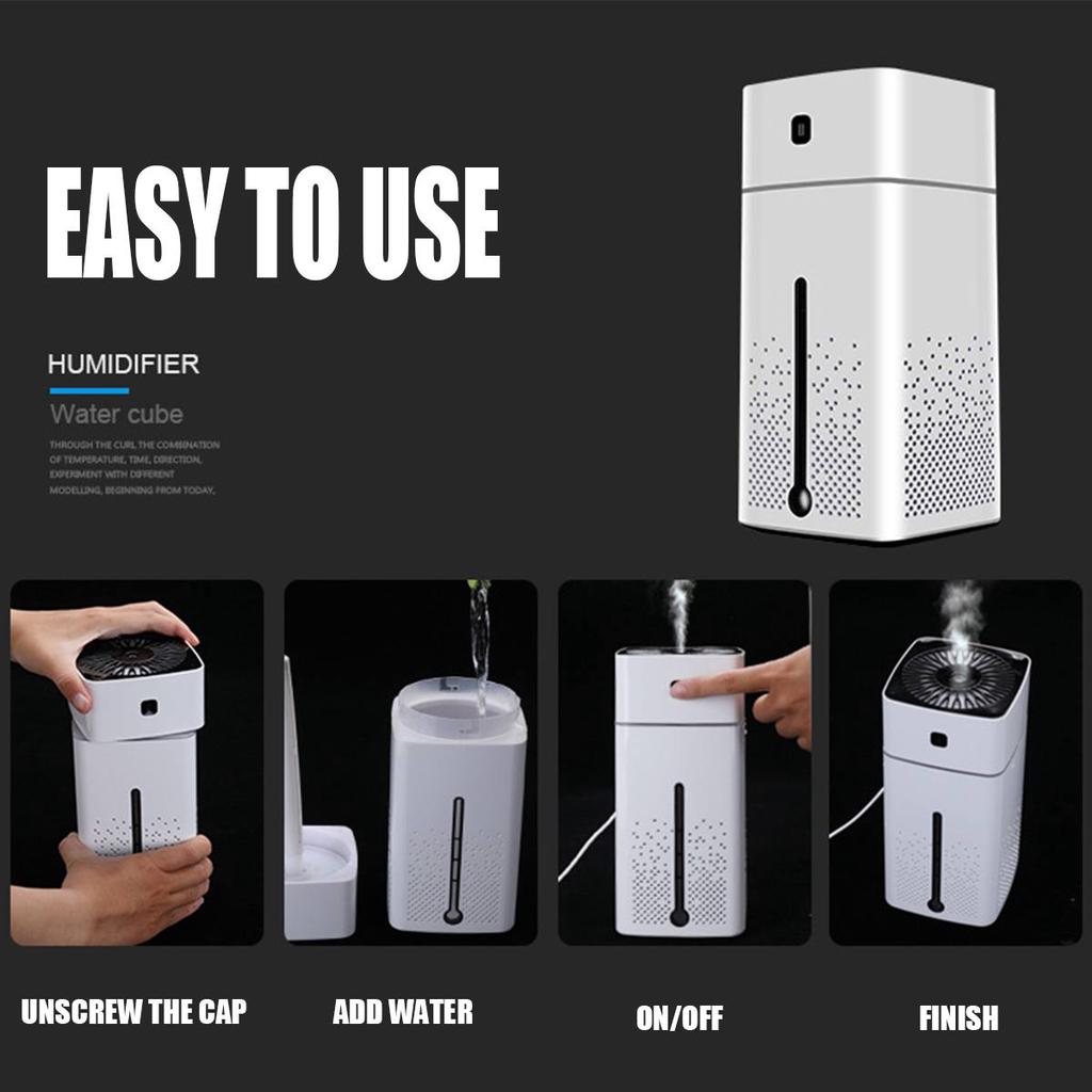 Oczyszczacz Powietrza Dyfuzor Olejków Eterycznych 7 Kolorów LED Nocna Lampka Oczyszczacz Biuro Samochód Pokój Ultradźwiękowy USB Zmieniający