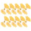 900Pcs Artificial Stamen Gypsum Orange Color Double End Simulation Bouquet Make Accessories(3mm(13#) )
