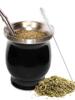 Stainless Steel Yerba Mate Cup 8oz Double Wall Yerba Mate Gourd with Spoon Straw Cleaning Brush for Home Office