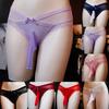 Fashionable Lacework Bowknot Panties Knickers for Men's Trendy Briefs Underwear