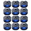 R12+0 Blue Set: Compatible with Ryobi AC14RL3A and AC14HCA Spool Trimmer Heads