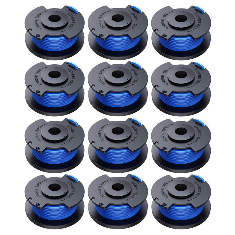 R12+0 Blue Set: Compatible with Ryobi AC14RL3A and AC14HCA Spool Trimmer Heads
