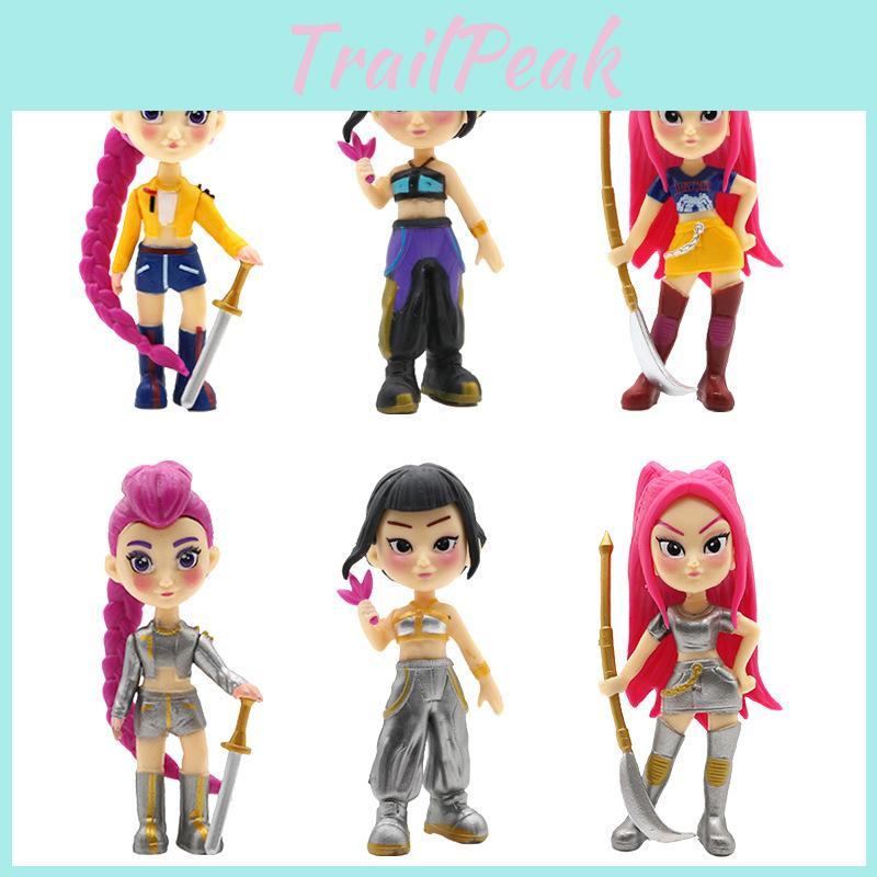 Kpop Demon Hunters Plastic Anime Action Figures For Collectors And Kids