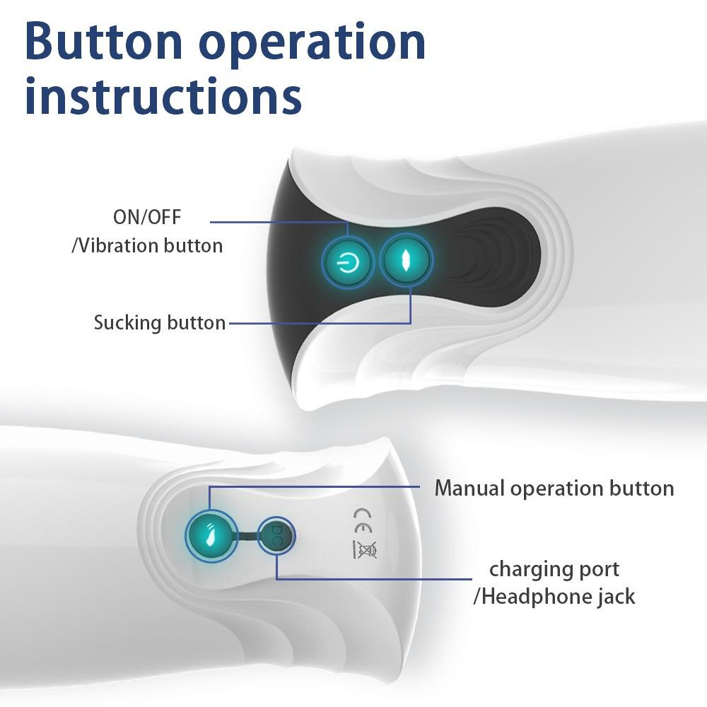 Automatic Male Masturbator Cup Sucking Machine Vibrating Penis Pump Vibrator Real Vaginal Blowjob Cup Adult Sex Products for Men