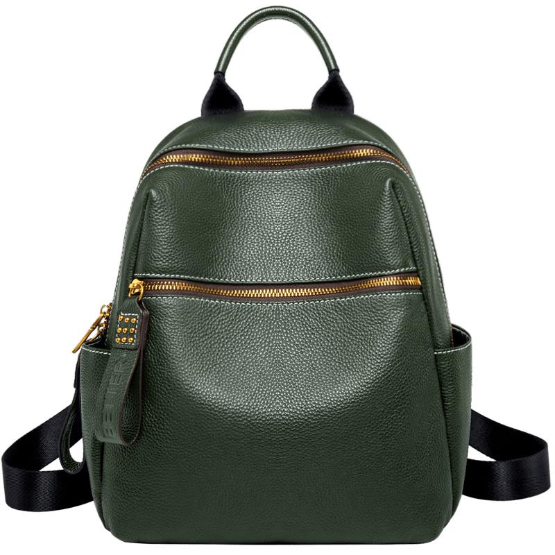 Jule Women s Top-Layer Cowhide Backpack