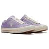 Converse One Star series Comfortable Low-top Canvas Shoes Unisex Lilac Color