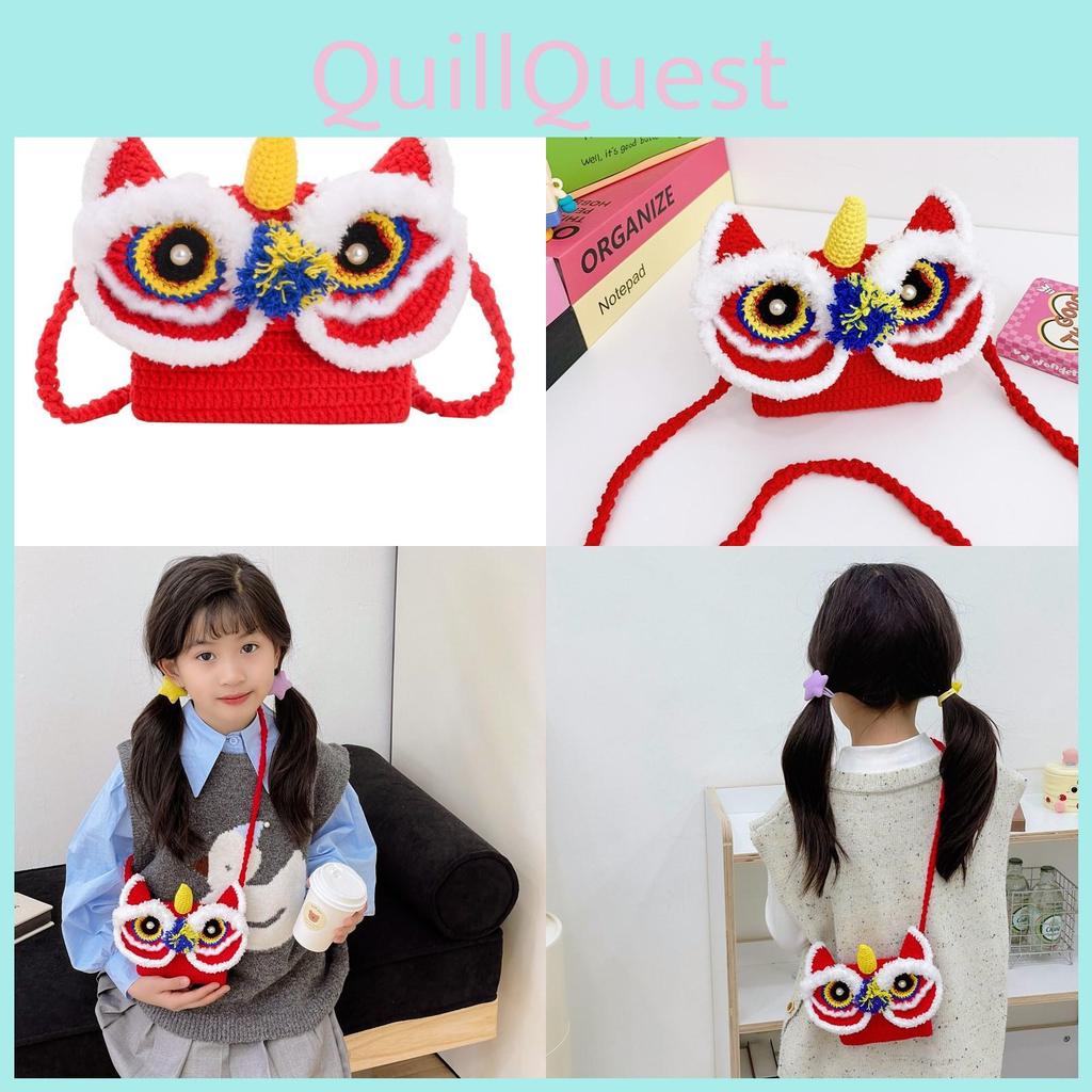 Cozy Red Plush Animal Bag For Kids Gender Neutral Perfect For Daily Adventures