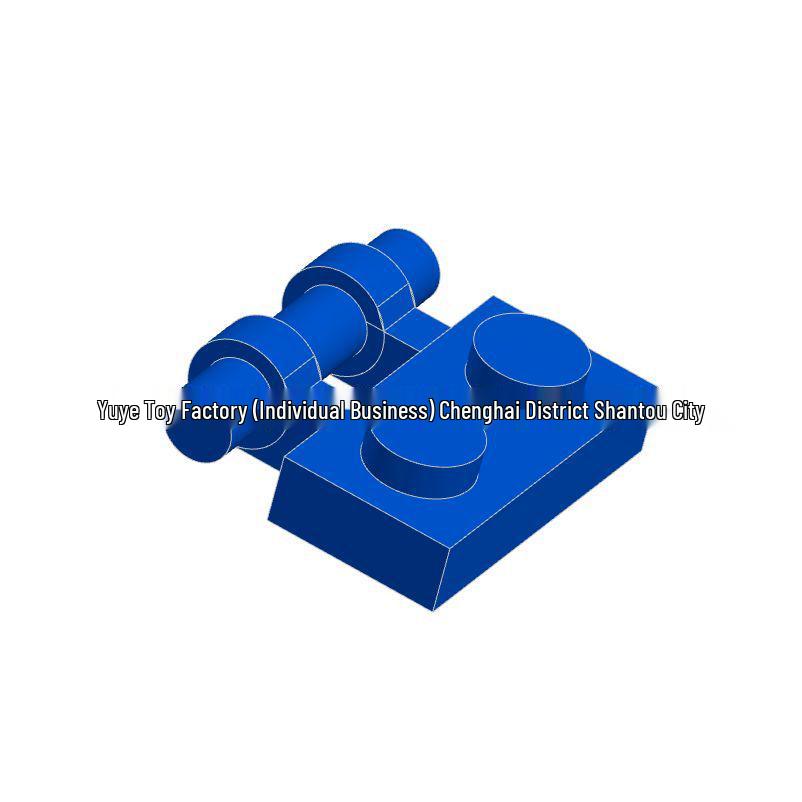 MOC 2540 Building Block Plate 1x2 with Side Holder - Educational DIY Toy Accessory Parts 0.5kg синий