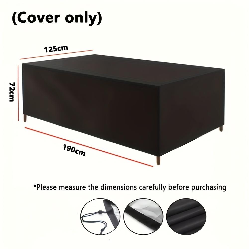 Heavy-Duty Outdoor Patio Sofa Cover with Drawstring Closure – Designed for Outdoor and Patio Furniture Protection