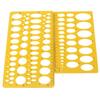 21cm/25cm Ellipse Drafting Drawing Stencil Mechanical Ruler Oval Round Template